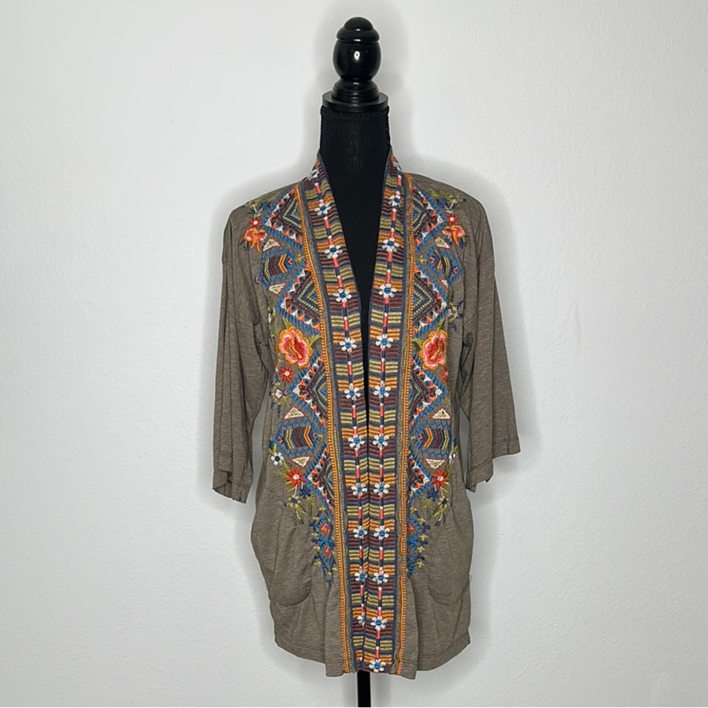 Johnny Was Embroidery Kimono